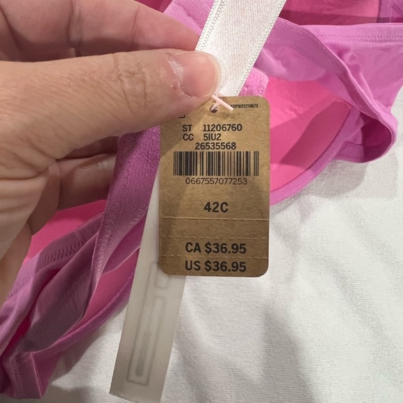 PINK VS Victoria Secret bra pink t-shirt wear everywhere lightly lined 42C - Picture 6 of 8